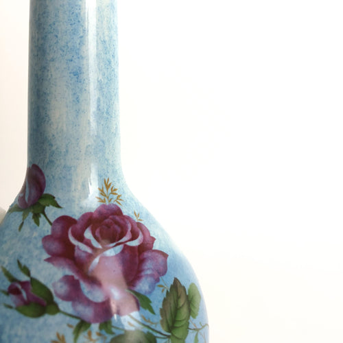 Turquoise rose ritual vase