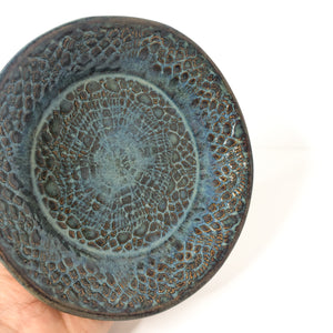 Blue platter crochet pattern
